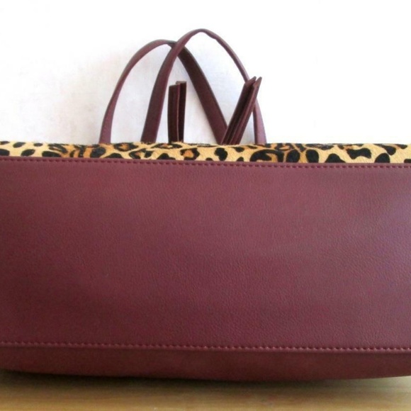 ANTONIO MELANI TWO WAY ZIP TOTE LEOPARD - Picture 5 of 5